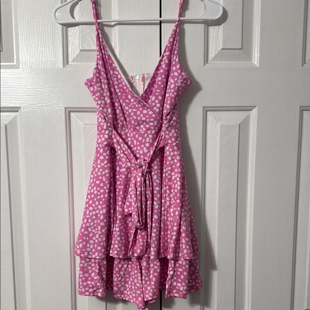 Pink Polka Dot Dress